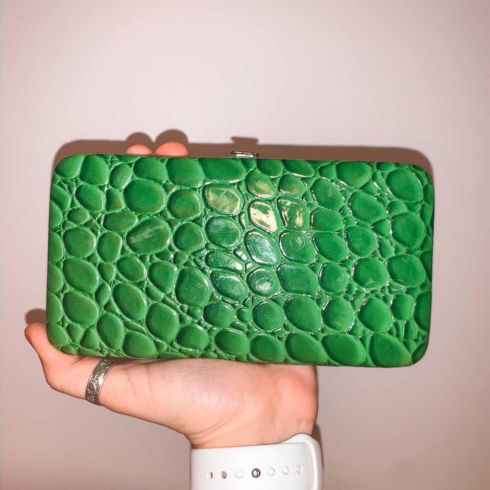 Faux Crocodile Wallet